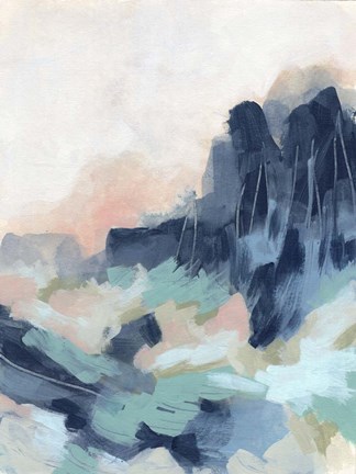 Framed Sunset Surf II Print