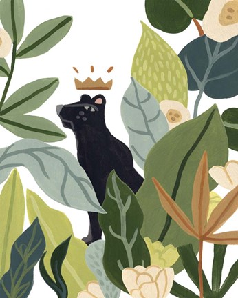 Framed Panther Magic II Print