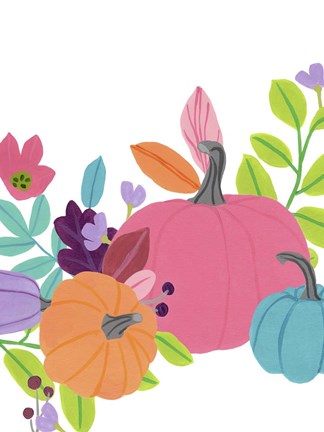 Framed Bright Harvest I Print