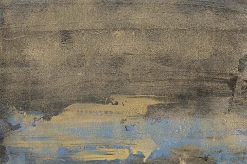 Framed Bronze &amp; Blue I Print