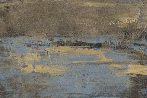 Framed Bronze &amp; Blue II Print