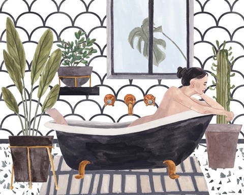 Framed Meeting Myself I Print