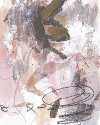 Framed Whispering Dawn I Print