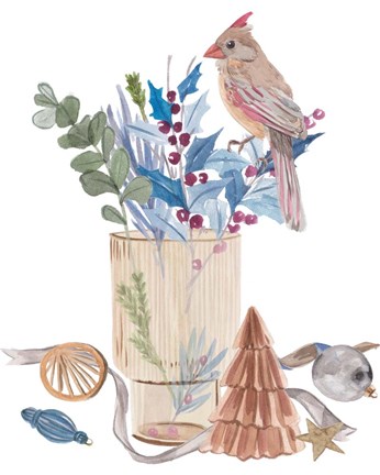 Framed Warm Wishes IV Print