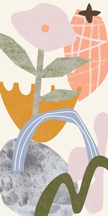 Framed Lunar Flower VI Print