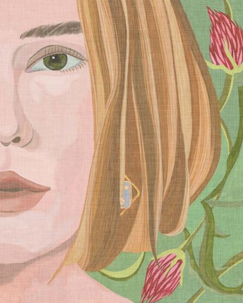 Framed Morning Portrait I Print