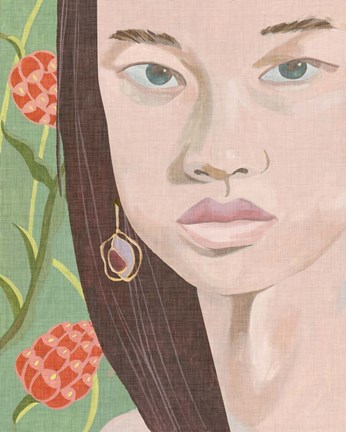 Framed Morning Portrait III Print