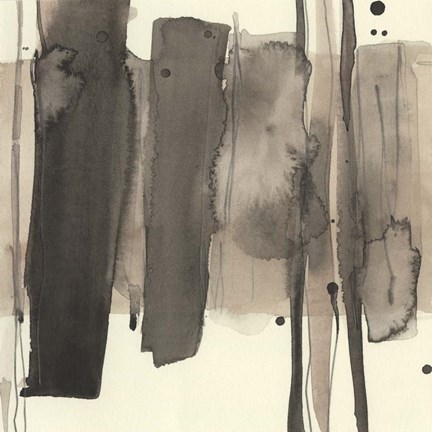 Framed Wood Piling II Print