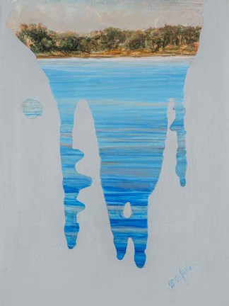 Framed Running Water I Print