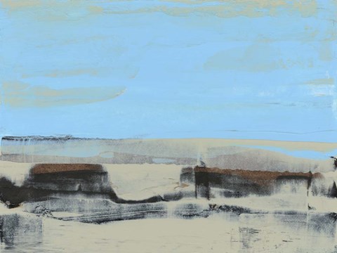 Framed Reflecting on Summer V Print