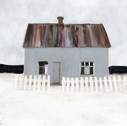 Framed Beach Hut IV Print