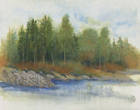 Framed From the Banks I Print