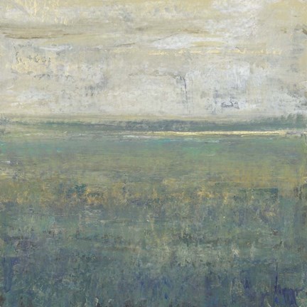 Framed Sage Terrain I Print