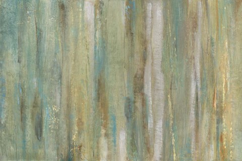 Framed Vertical Flow I Print