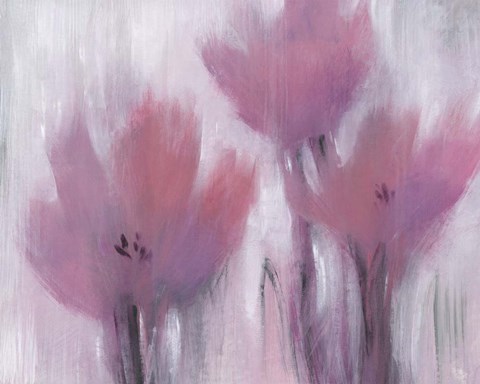 Framed Vibrant Fuchsia Floral II Print