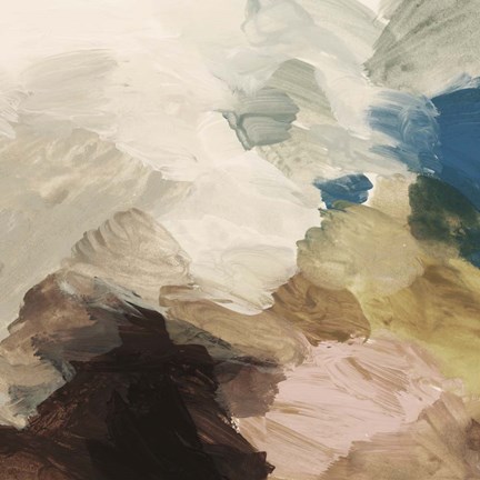 Framed Color Meld I Print