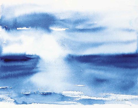 Framed Ocean Blue III Print