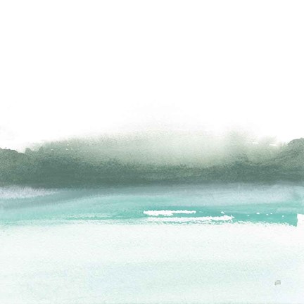 Framed Empowering Mint I Print