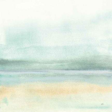 Framed Mint and Sand II Print