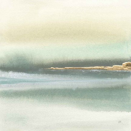 Framed Gold Earth I Print