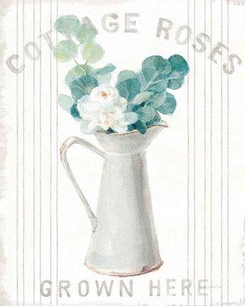 Framed Floursack Home IV Cottage Print