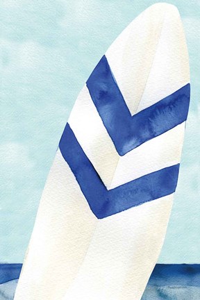 Framed Surf and Sun II Print