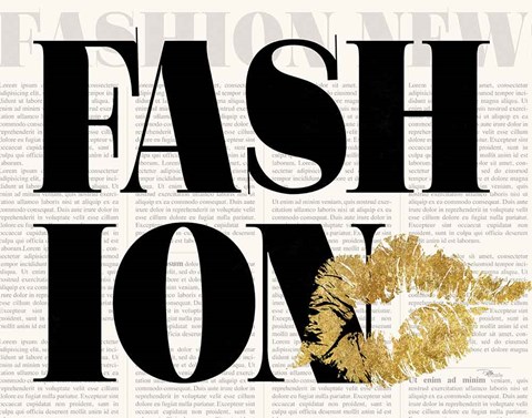 Framed Fashion Sense II BW Print