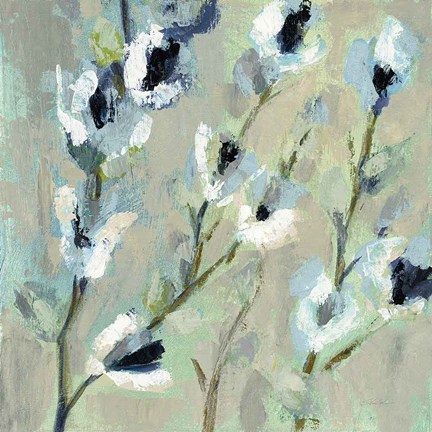 Framed Whimsical Branch I Cool Print