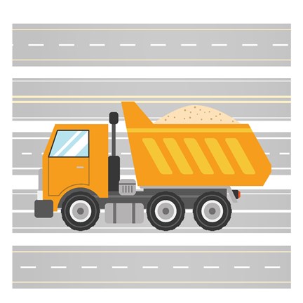 Framed On the Road 3 Print