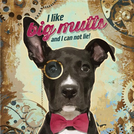 Framed Pet Sentiment II-Big Mutts Print