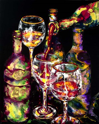 Framed Good Libations Print