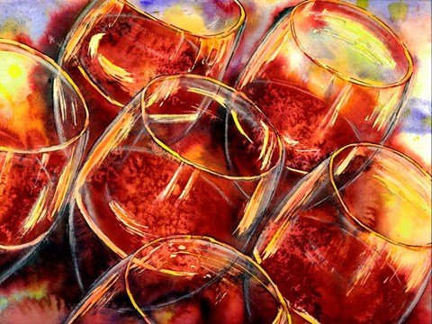 Framed Blind Tasting of Red Print