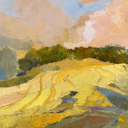 Framed Overcast Farm Day Print