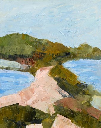 Framed Edge of the Ocean Print