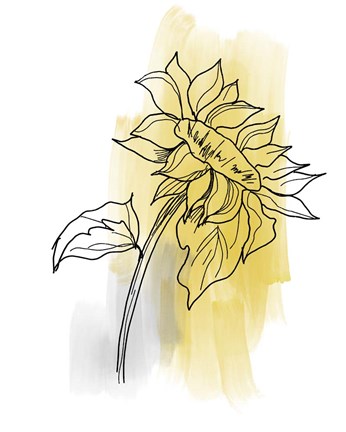 Framed Botanique en Gris 2 Print