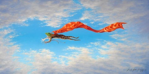 Framed Super Fred Print