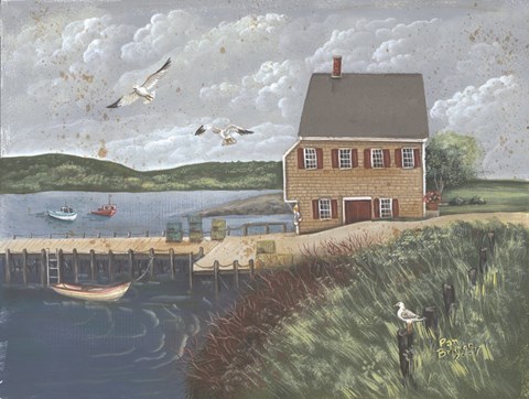 Framed Cate&#39;s House Print