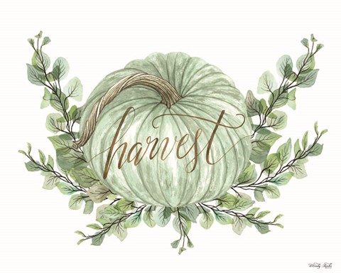 Framed Harvest Pumpkins Print