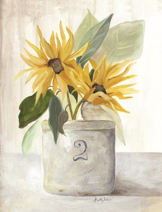 Framed Sunflower Harvest Print