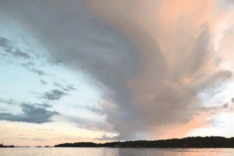 Framed Pastel Reflections Print