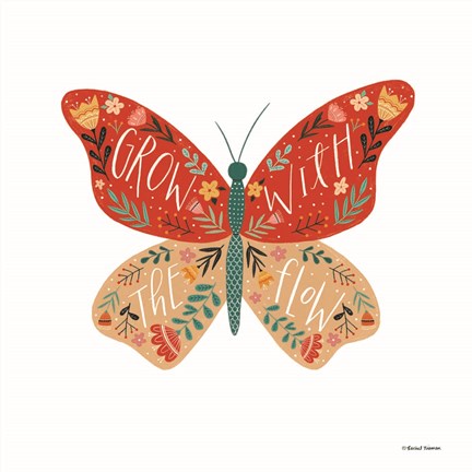 Framed Grow With the Flow Print