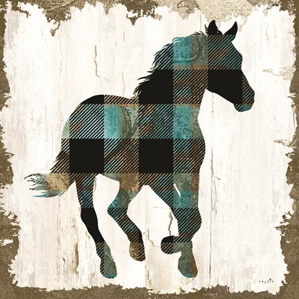 Framed Farm Fashion Horse Print