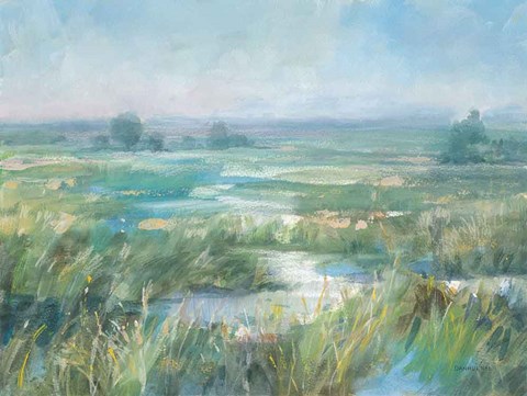 Framed April Meadows Print