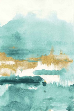 Framed Blue Saffron II Print