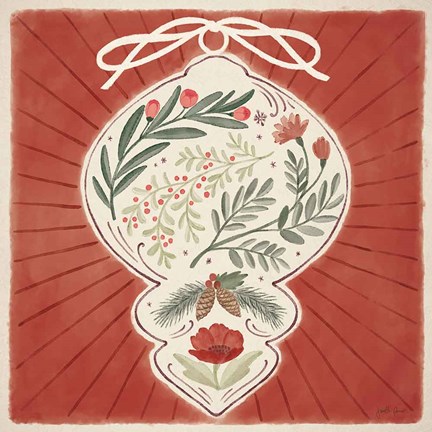 Framed Winter Blooms VI Print