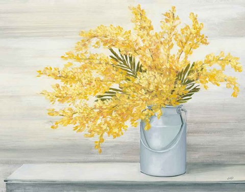 Framed Golden Fall Cuttings Crop Print