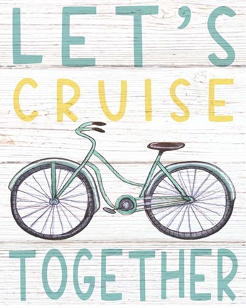 Framed Let&#39;s Cruise Print