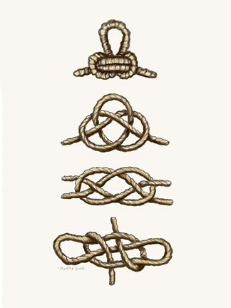 Framed Knot So Fast II Print