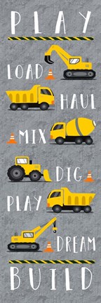 Framed Construction Set Print