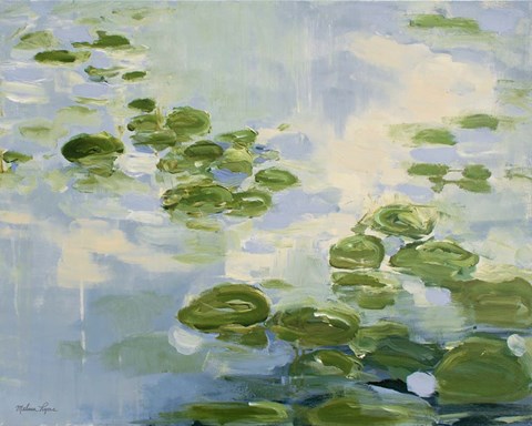 Framed Lily Pads Print